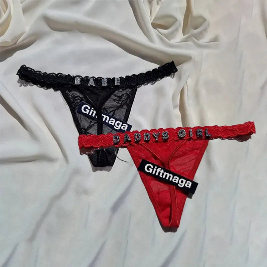 Offre spéciale Saint-Valentin 🎀💕 String personnalisé