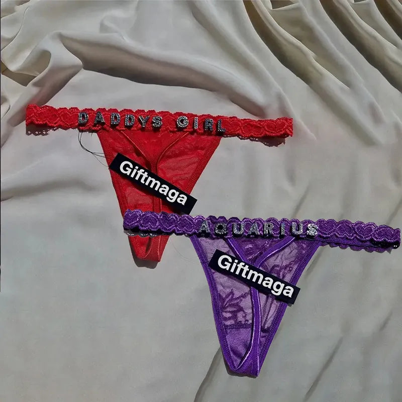 Offre spéciale Saint-Valentin 🎀💕 String personnalisé