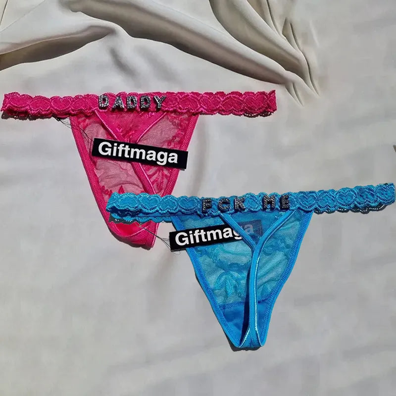 Offre spéciale Saint-Valentin 🎀💕 String personnalisé