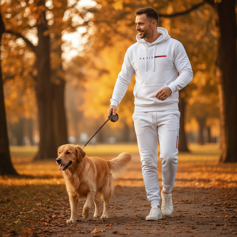 Ensemble de survêtement à capuche pour homme