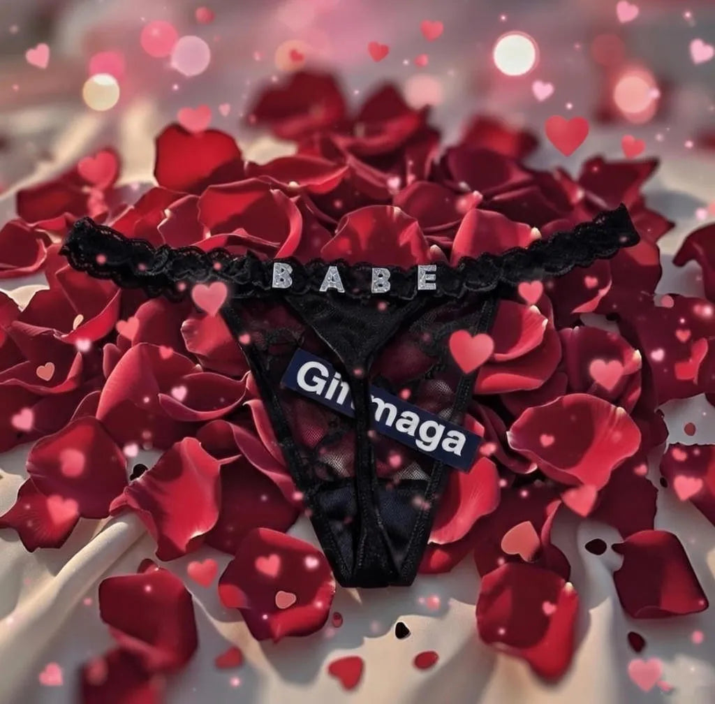 Offre spéciale Saint-Valentin 🎀💕 String personnalisé