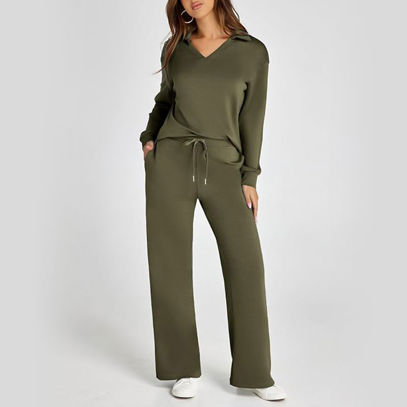 🎁Offre spéciale : 50 % de réduction ⏳Ensembles 2 pièces pour femmes, ensembles décontractés avec sweat-shirts à manches longues