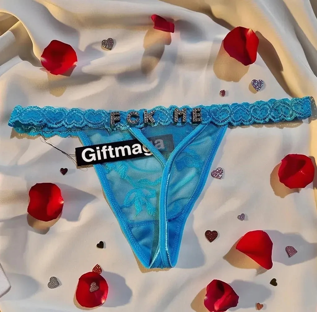 Offre spéciale Saint-Valentin 🎀💕 String personnalisé