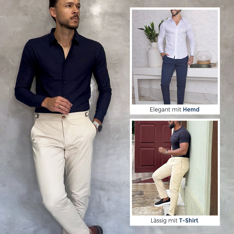 Pantalon slim stretch pour homme