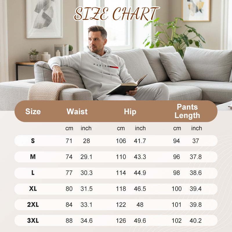 Ensemble de survêtement à capuche pour homme