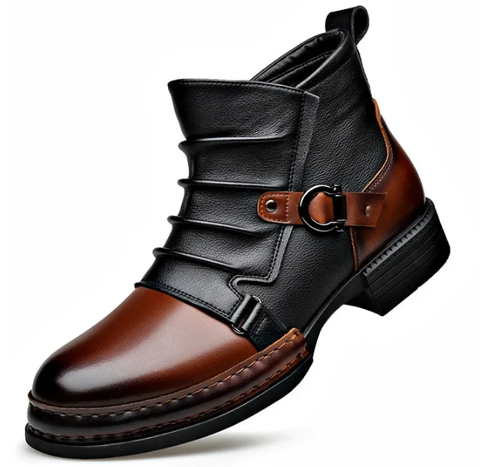 50 % DE RÉDUCTION MAINTENANT ! ⏰ Bottines en cuir véritable pour hommes