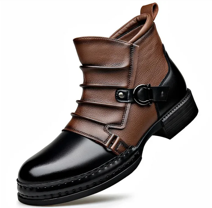 50 % DE RÉDUCTION MAINTENANT ! ⏰ Bottines en cuir véritable pour hommes