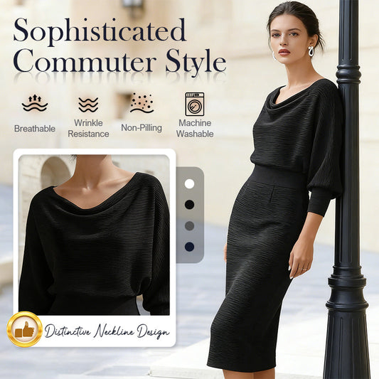 🌟💃 Robe élégante, cintrée et flatteuse pour la silhouette