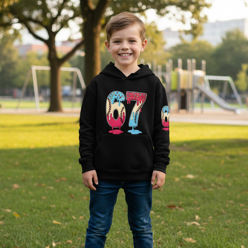 😂🤣 Sweat à capuche amusant pour enfants : 67 motifs de mèmes 🧸🎉 Super doux et durable – parfait pour l'école et les loisirs !