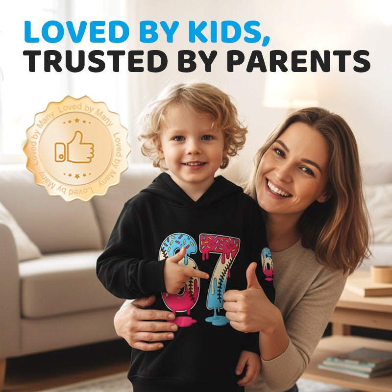 😂🤣 Sweat à capuche amusant pour enfants : 67 motifs de mèmes 🧸🎉 Super doux et durable – parfait pour l'école et les loisirs !