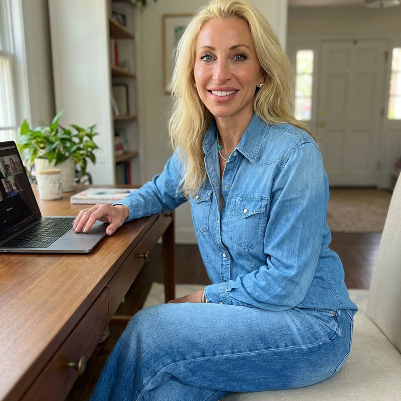 📢📢50 % DE RÉDUCTION !! ⏰Ensemble pyjama 2 pièces en imitation denim pour femme