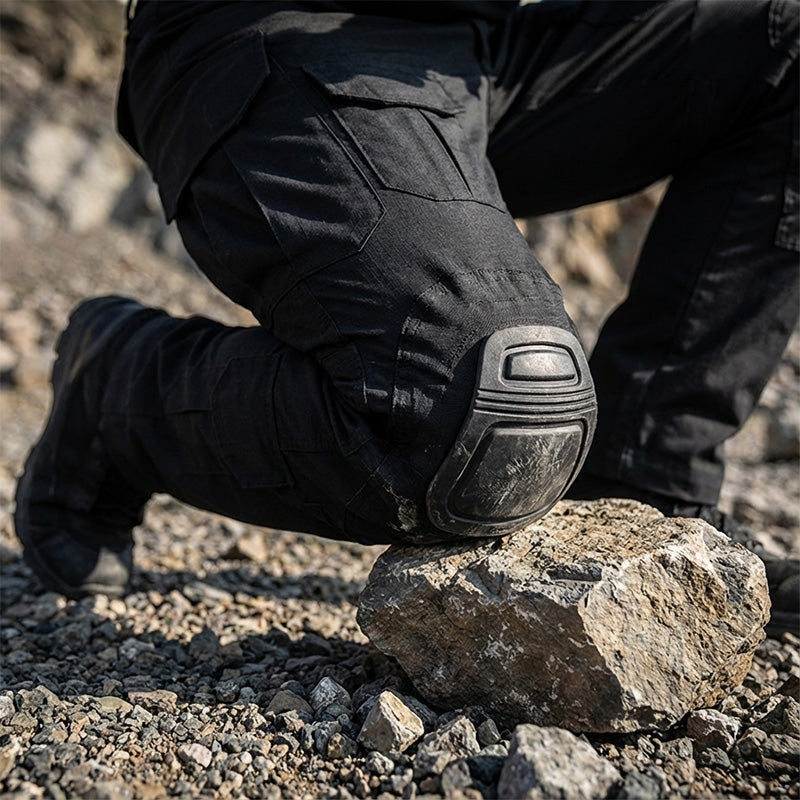 Pantalon cargo tactique pour homme avec genouillères intégrées – Conçu pour la mobilité, la durabilité et un rangement prêt à l'emploi