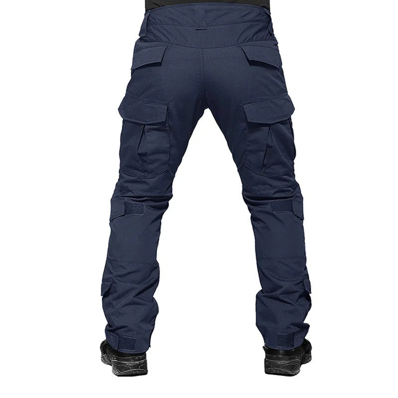 Pantalon cargo tactique pour homme avec genouillères intégrées – Conçu pour la mobilité, la durabilité et un rangement prêt à l'emploi