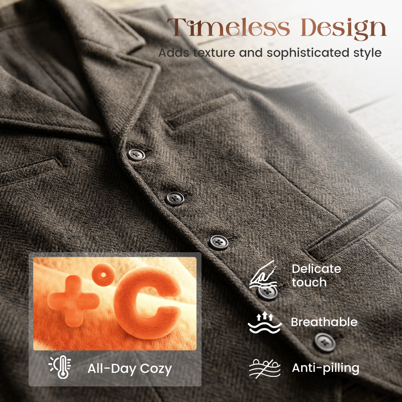 🔖 50 % DE RÉDUCTION ! 🔥 Gilet décontracté coupe slim pour homme 👕💥