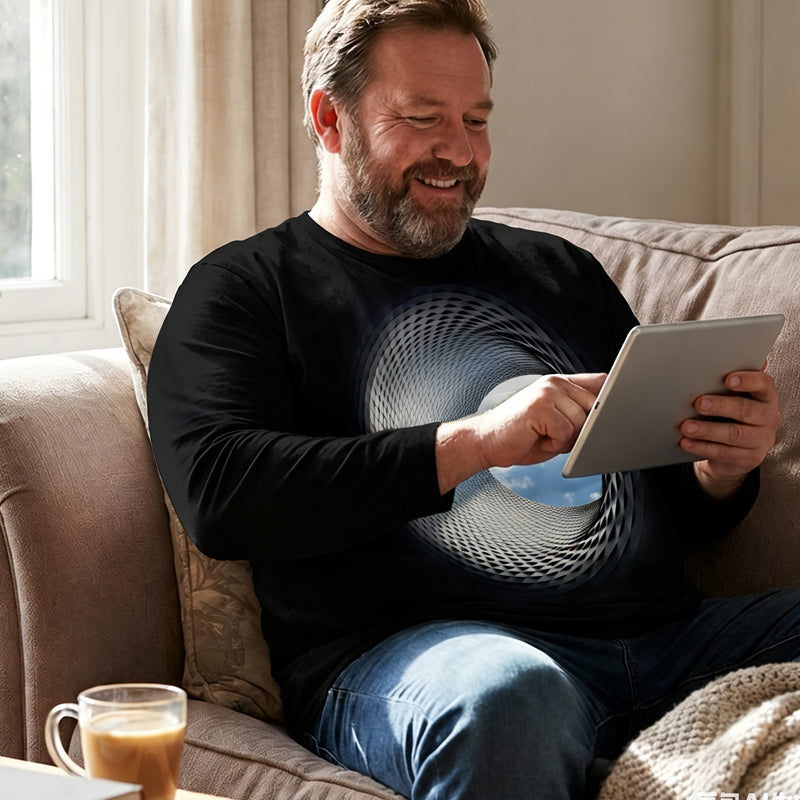 Haut graphique imprimé numérique 3D pour homme